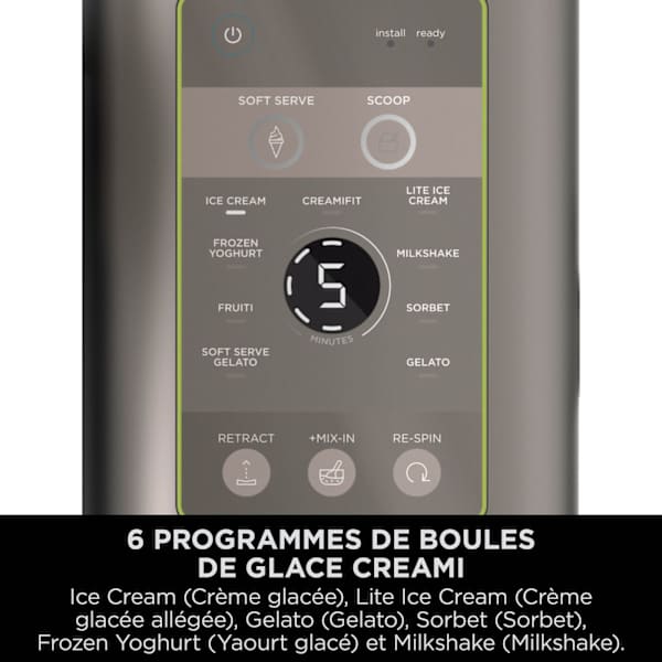 Machine à glaces à l’italienne Ninja® Creami® Scoop & Swirl