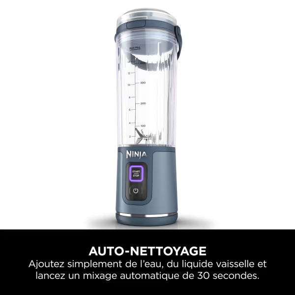 Blender portable sans fil Ninja Blast – Bleu [BC151EUNV]