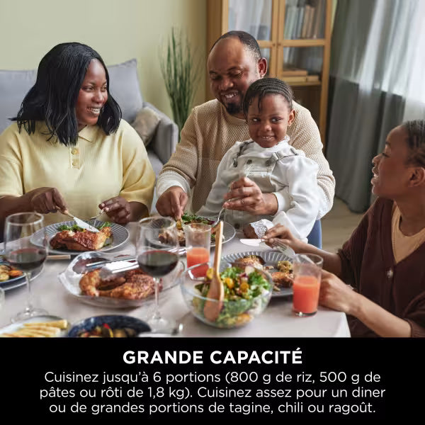 Ninja PossibleCooker Foodi 6 L, mijoteuse et cuiseur de riz 8-en-1 numérique MC1101EU