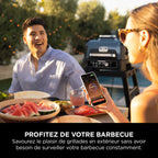 Barbecue électrique et fumoir Ninja Woodfire Pro Connect XL avec support et housse