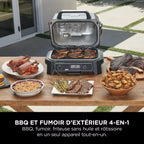 Barbecue électrique et fumoir Ninja Woodfire Pro XL avec thermosonde Smart Cook OG850EU