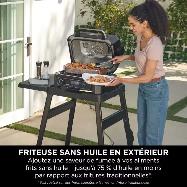 Barbecue électrique et fumoir Ninja Woodfire Pro XL avec thermosonde Smart Cook OG850EU
