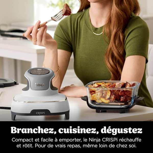 Air Fryer modulaire en verre Ninja CRISPi Blanc FN102EU