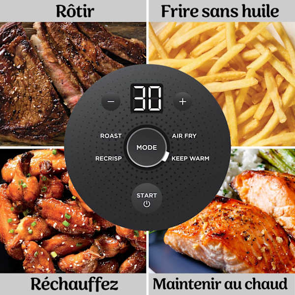 Air Fryer modulaire en verre Ninja CRISPi Blanc FN102EU