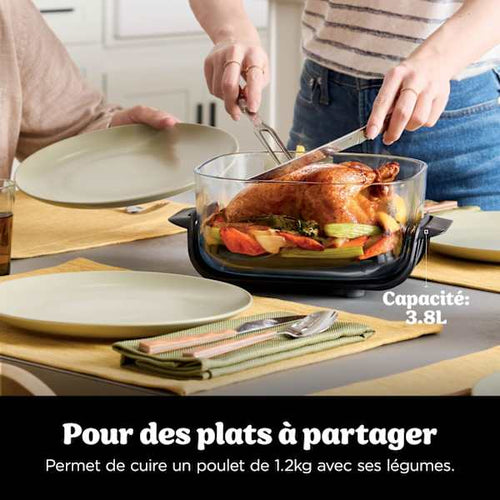 Air Fryer modulaire en verre Ninja CRISPi Blanc FN102EU