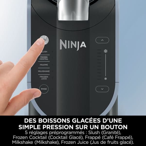 Pack Machine à glace Ninja CREAMi Deluxe 10-en-1 et Machine à boissons glacées Ninja SLUSHi