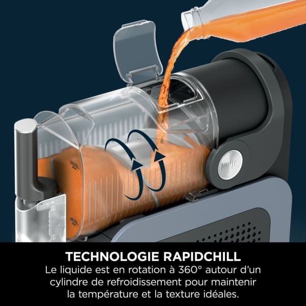 Pack Machine à glace Ninja CREAMi Deluxe 10-en-1 et Machine à boissons glacées Ninja SLUSHi