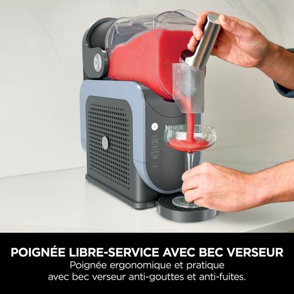Pack Machine à glace Ninja CREAMi Deluxe 10-en-1 et Machine à boissons glacées Ninja SLUSHi