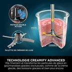 Pack Machine à glace Ninja CREAMi Deluxe 10-en-1 et Machine à boissons glacées Ninja SLUSHi