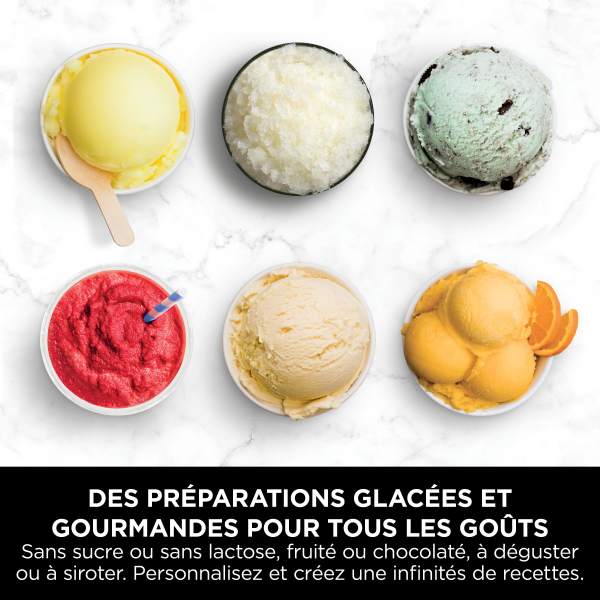 Pack Machine à glace Ninja CREAMi Deluxe 10-en-1 et Machine à boissons glacées Ninja SLUSHi