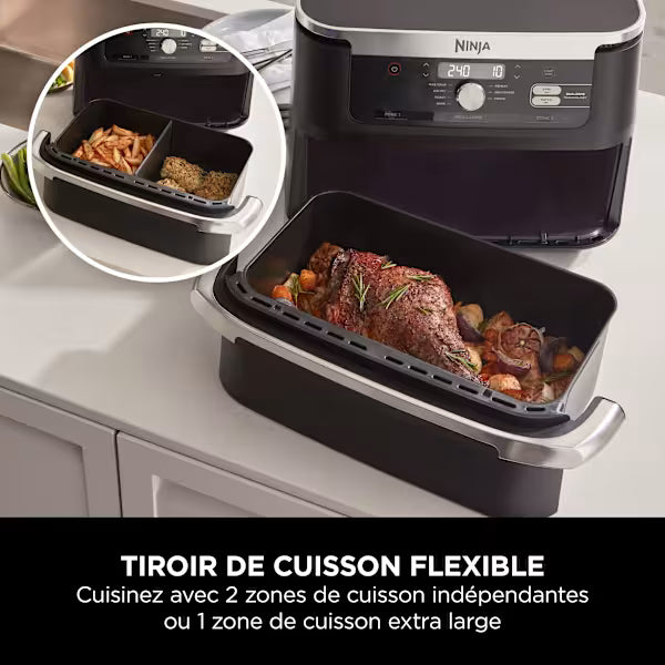 Air Fryer Ninja Foodi FLEX 7-en-1, 10,4 L, Noir, AF500EU