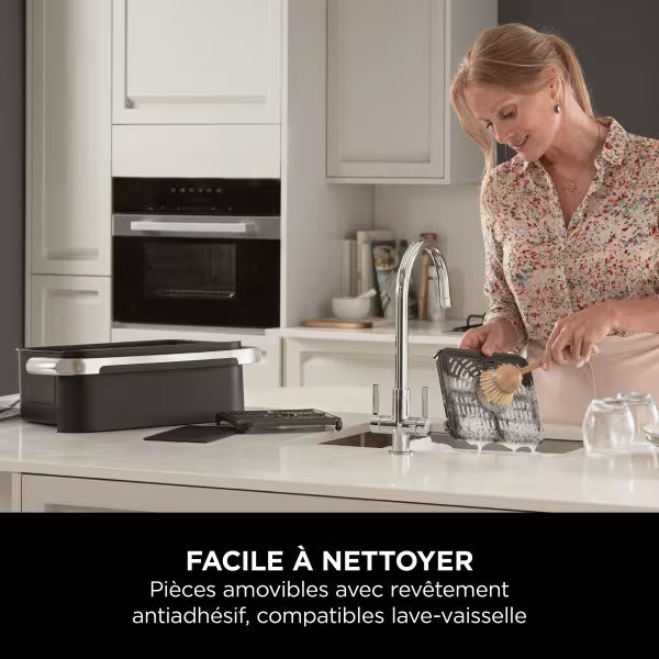 Air Fryer Ninja Foodi FLEX 7-en-1, 10,4 L, Noir, AF500EU