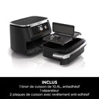 Air Fryer Ninja Foodi FLEX 7-en-1, 10,4 L, Noir, AF500EU