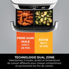 Air Fryer Ninja Foodi FLEX 7-en-1, 10,4 L, Blanc, AF500EUWH