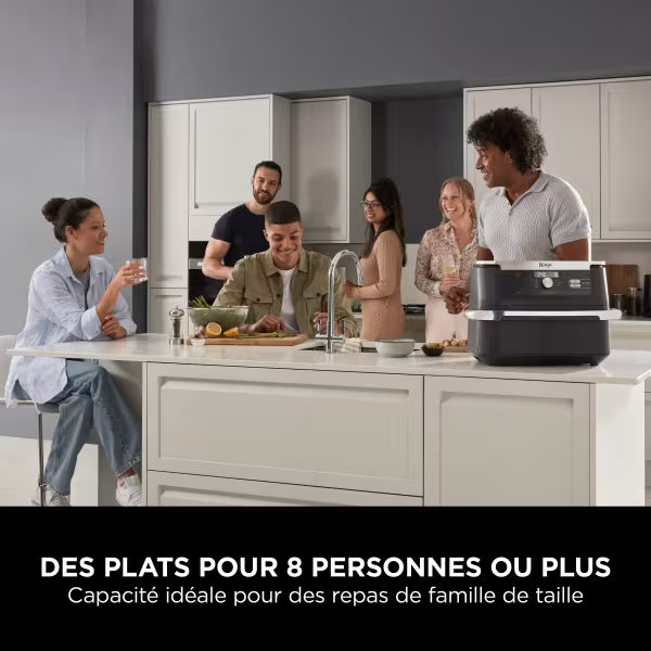 Air Fryer Ninja Foodi FLEX 7-en-1, 10,4 L, Noir, AF500EU